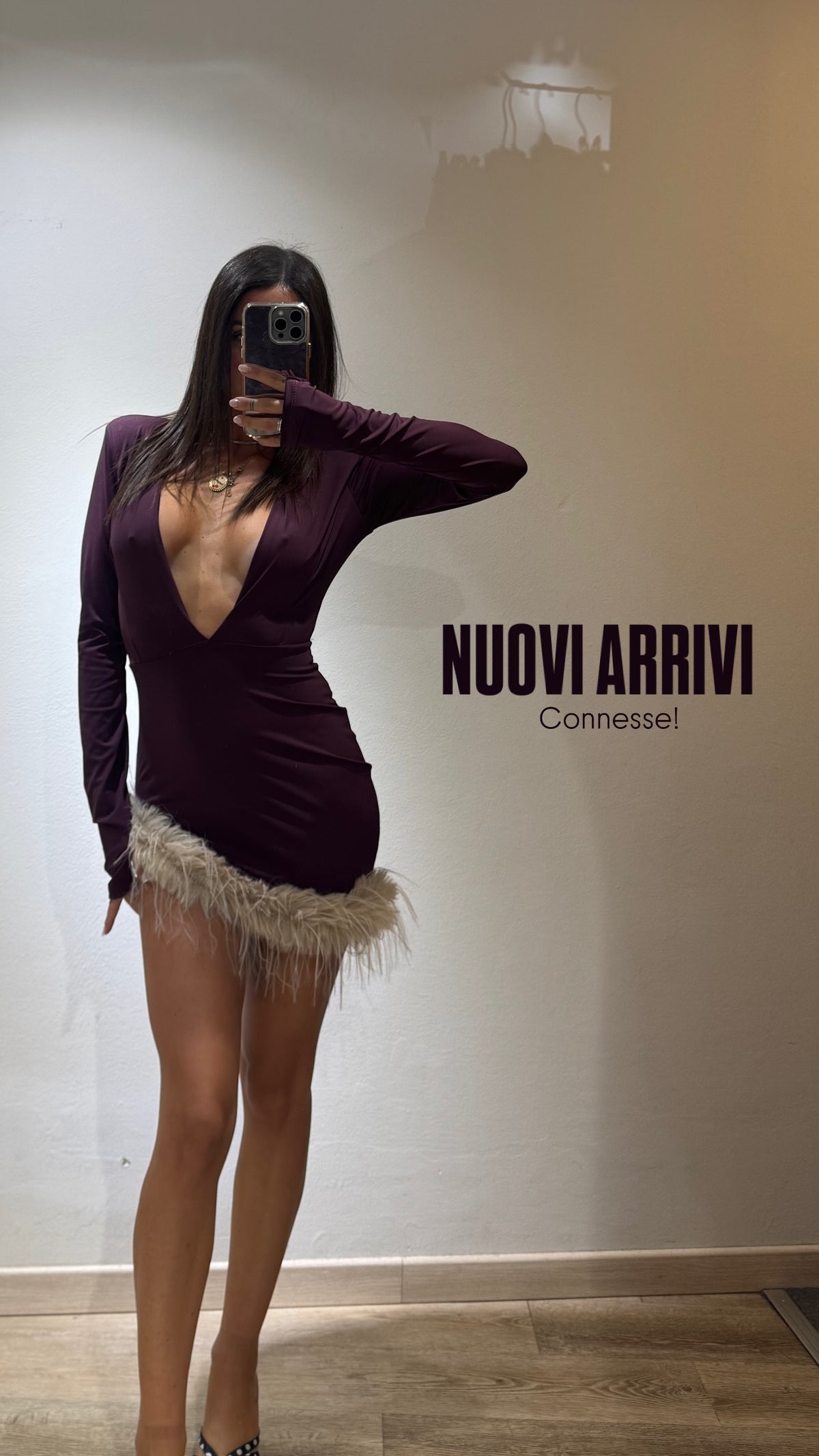MINI DRESS PIUME