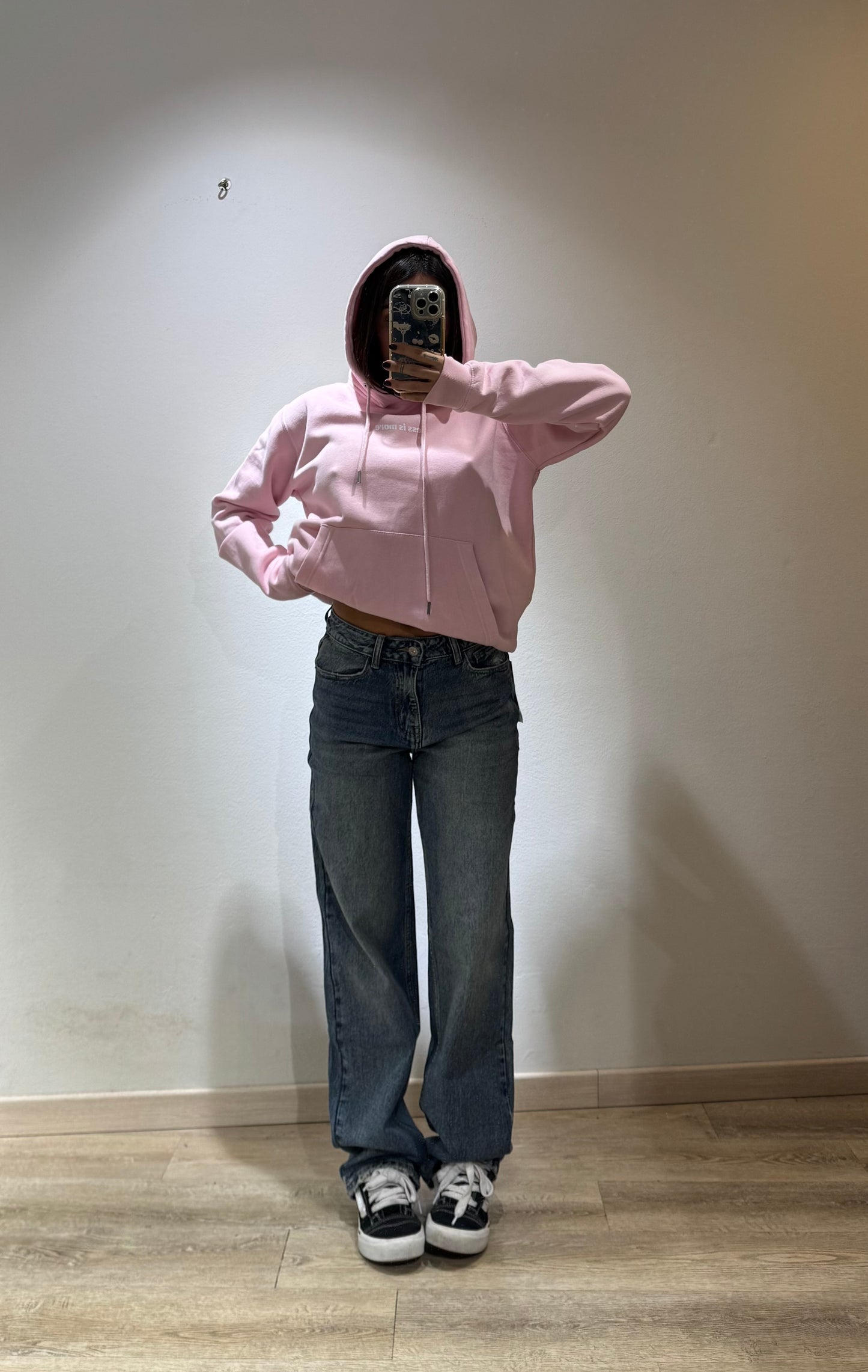 DENIM GLITTER POCKET