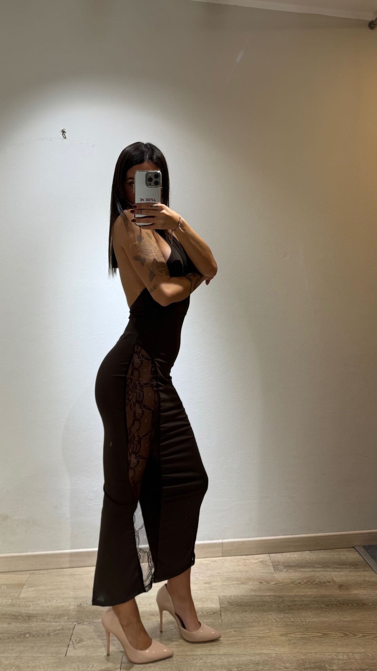 LONG DRESS NICOLE PIZZO