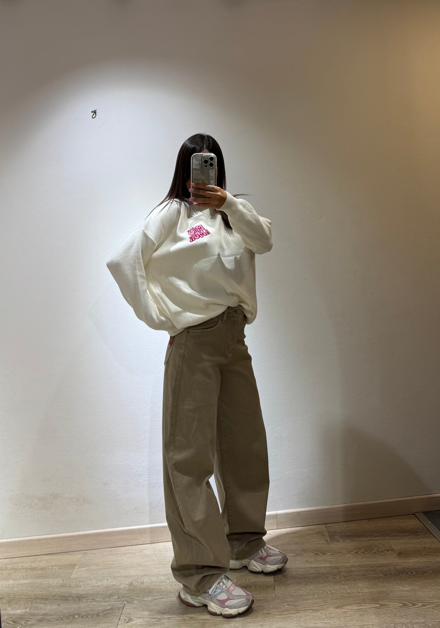 DENIM BALOON BEIGE