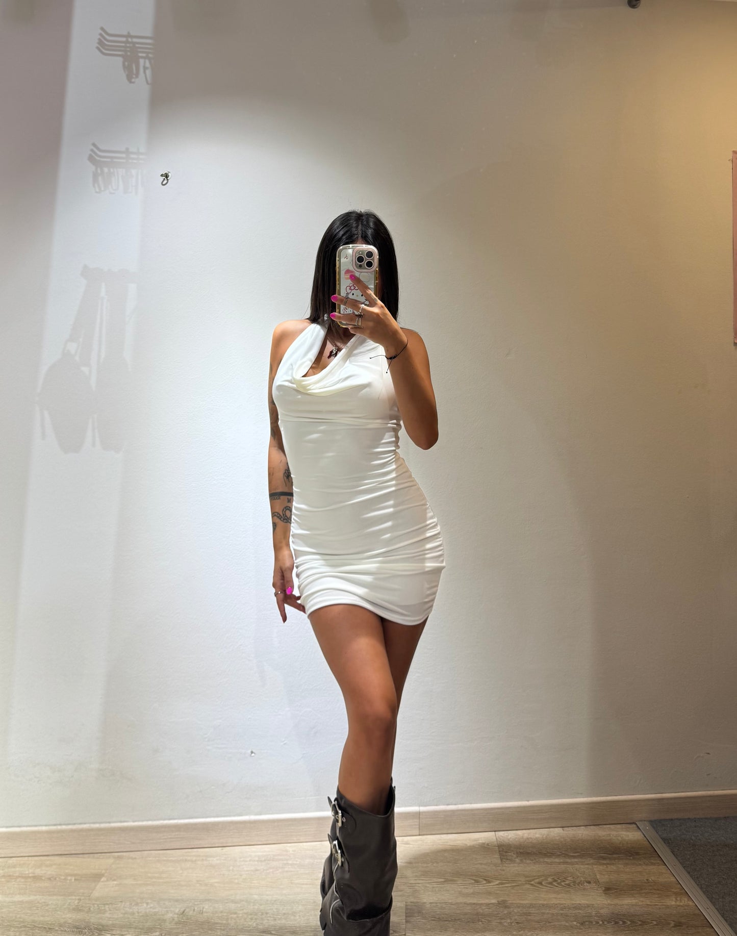 MINI DRESS WHITE PARTY