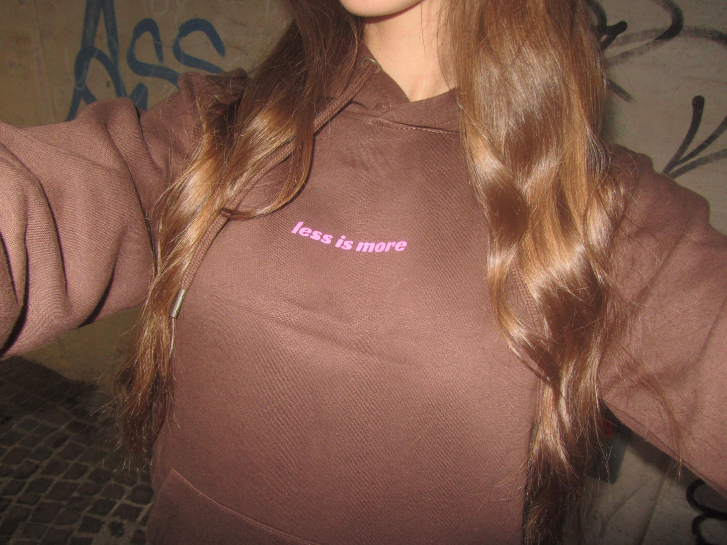 HOODIE HOT GIRL CLUB CHOCO
