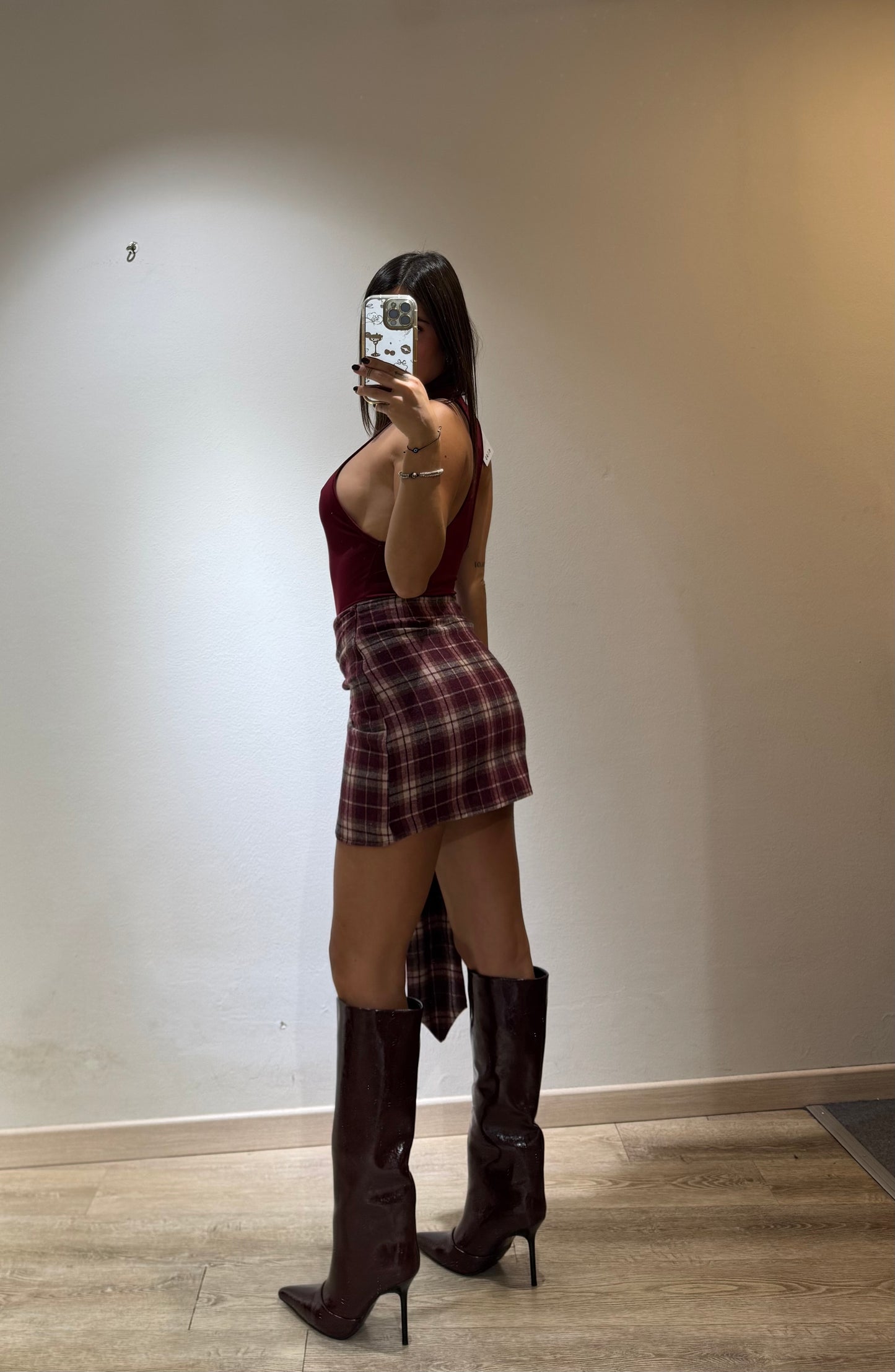 MINI SKIRT QUADRI