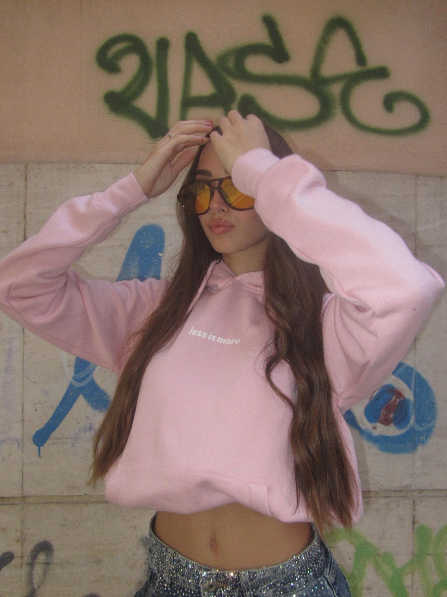 HOODIE HOT GIRL CLUB PINK
