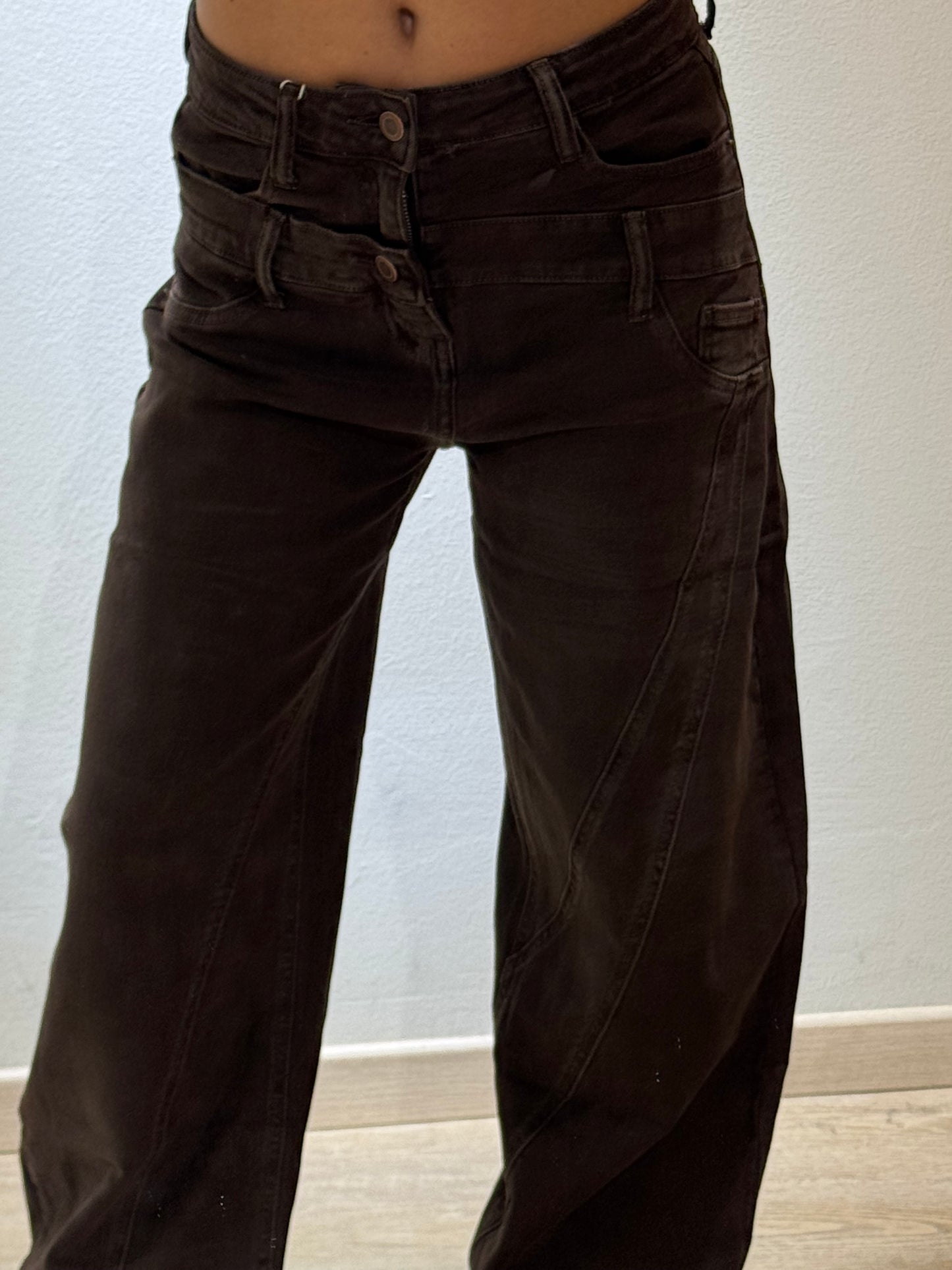 DENIM DOUBLE BROWN