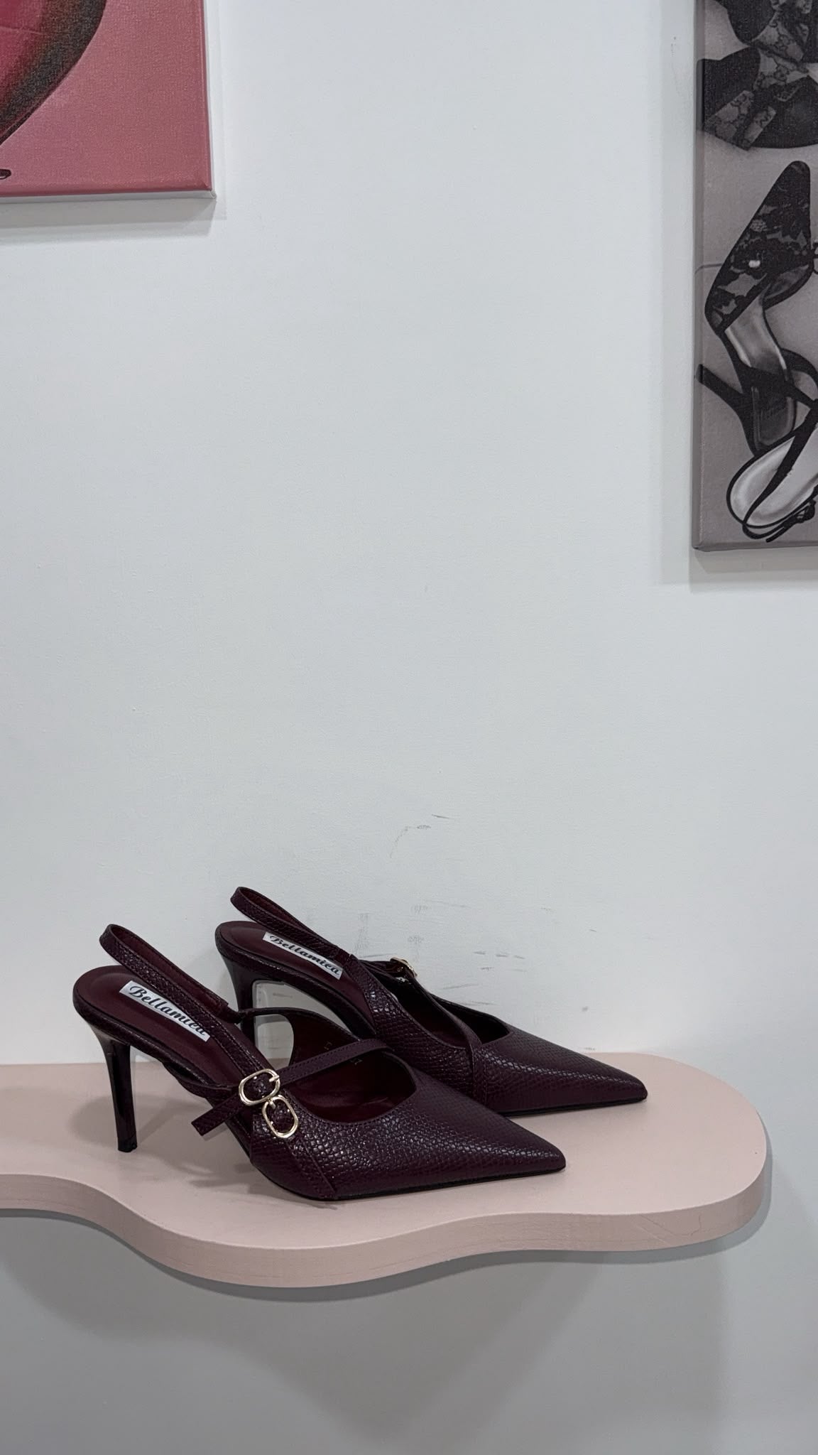 DÉCOLLETÉ PITON BORDEAUX