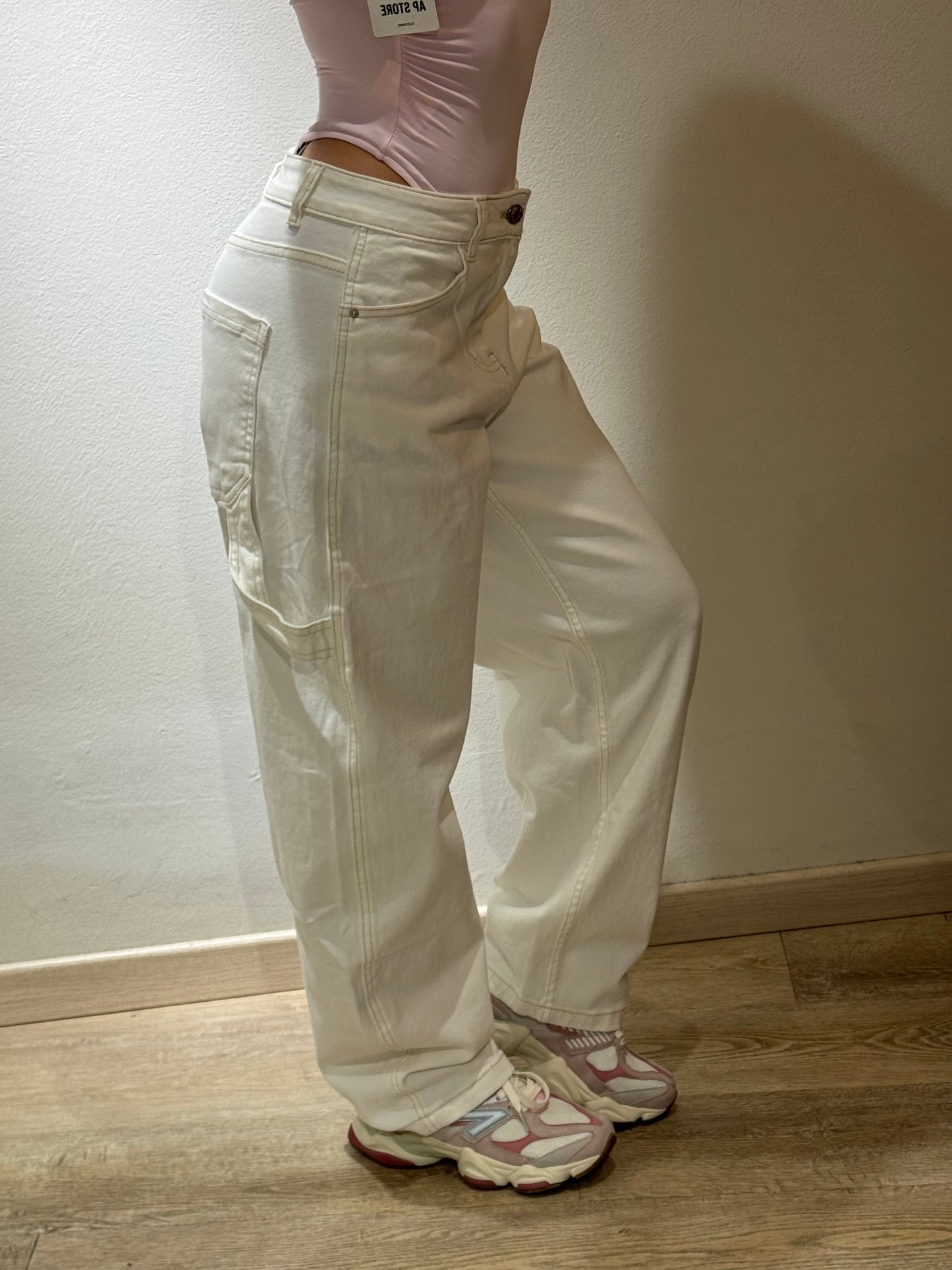 DENIM BALOON WHITE