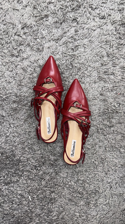 BALLERINA BORDEAUX PUNTA
