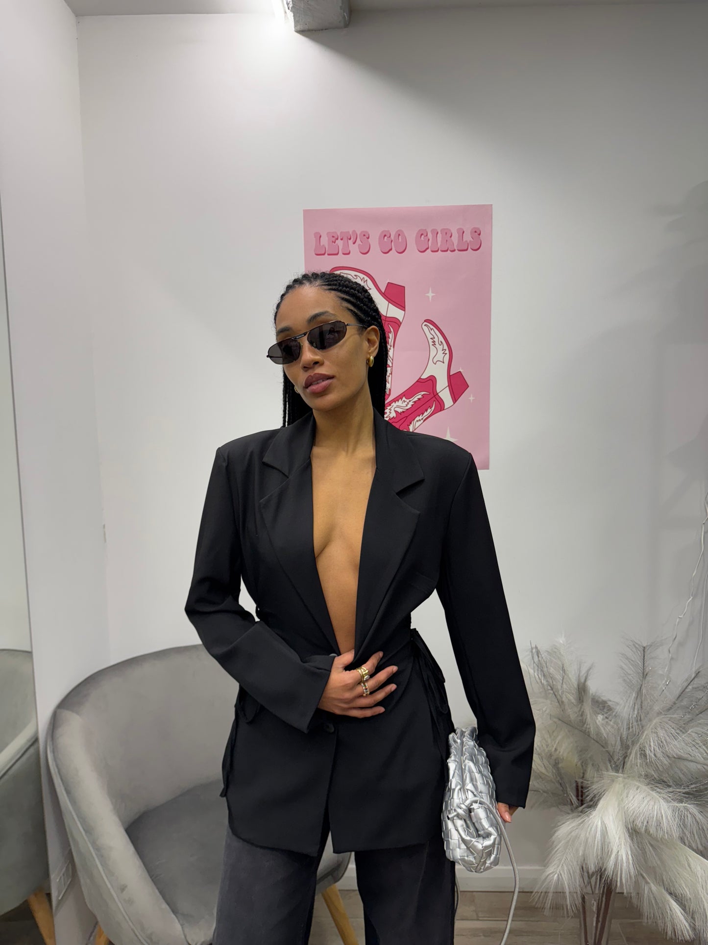 BLAZER SFIANCATO STRINGHE