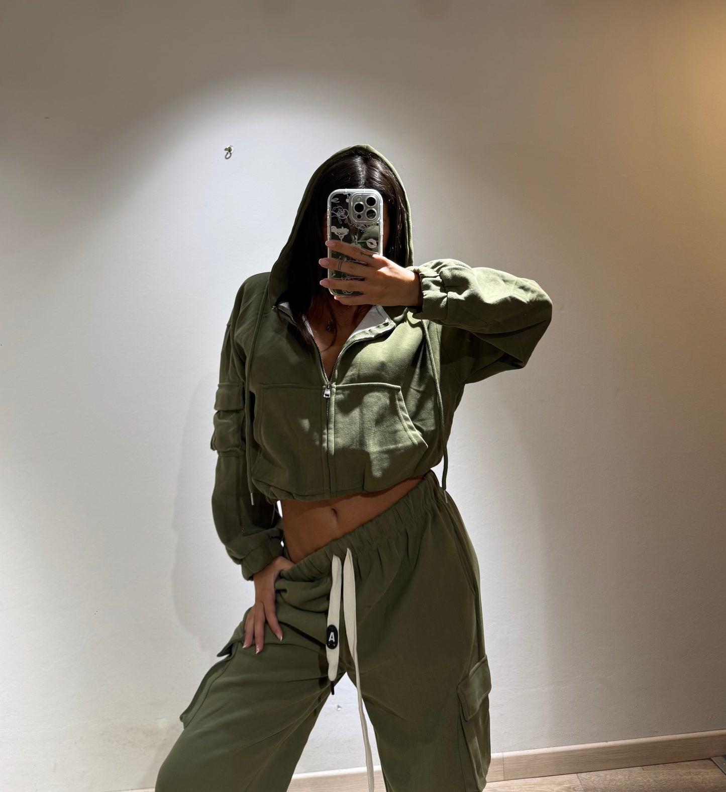 CORDSET HOODIE CARGO
