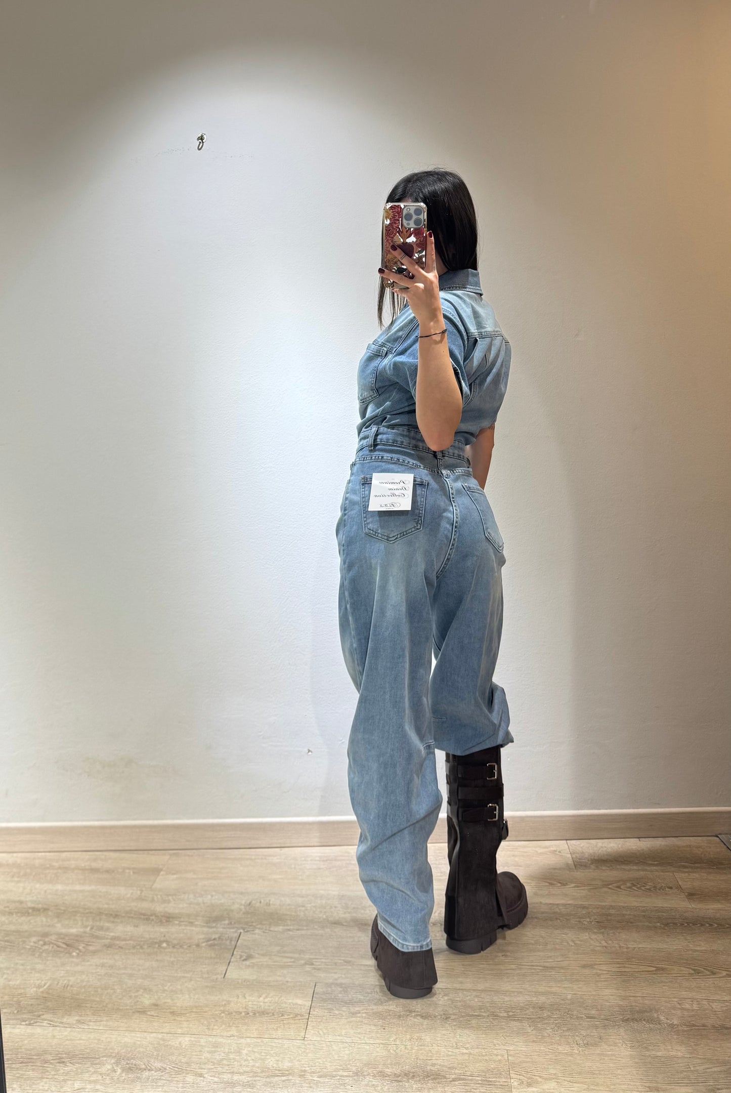 JUMPSUIT DENIM BALOON