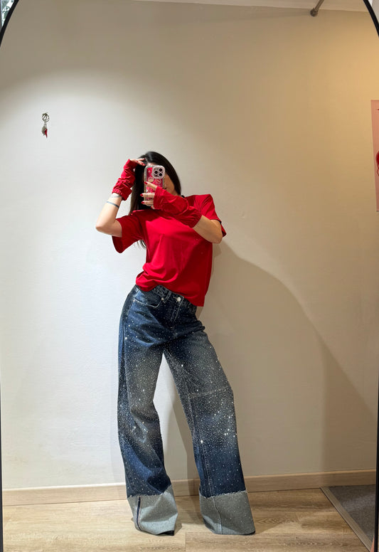 DENIM PIEGONE BLU LUXURY