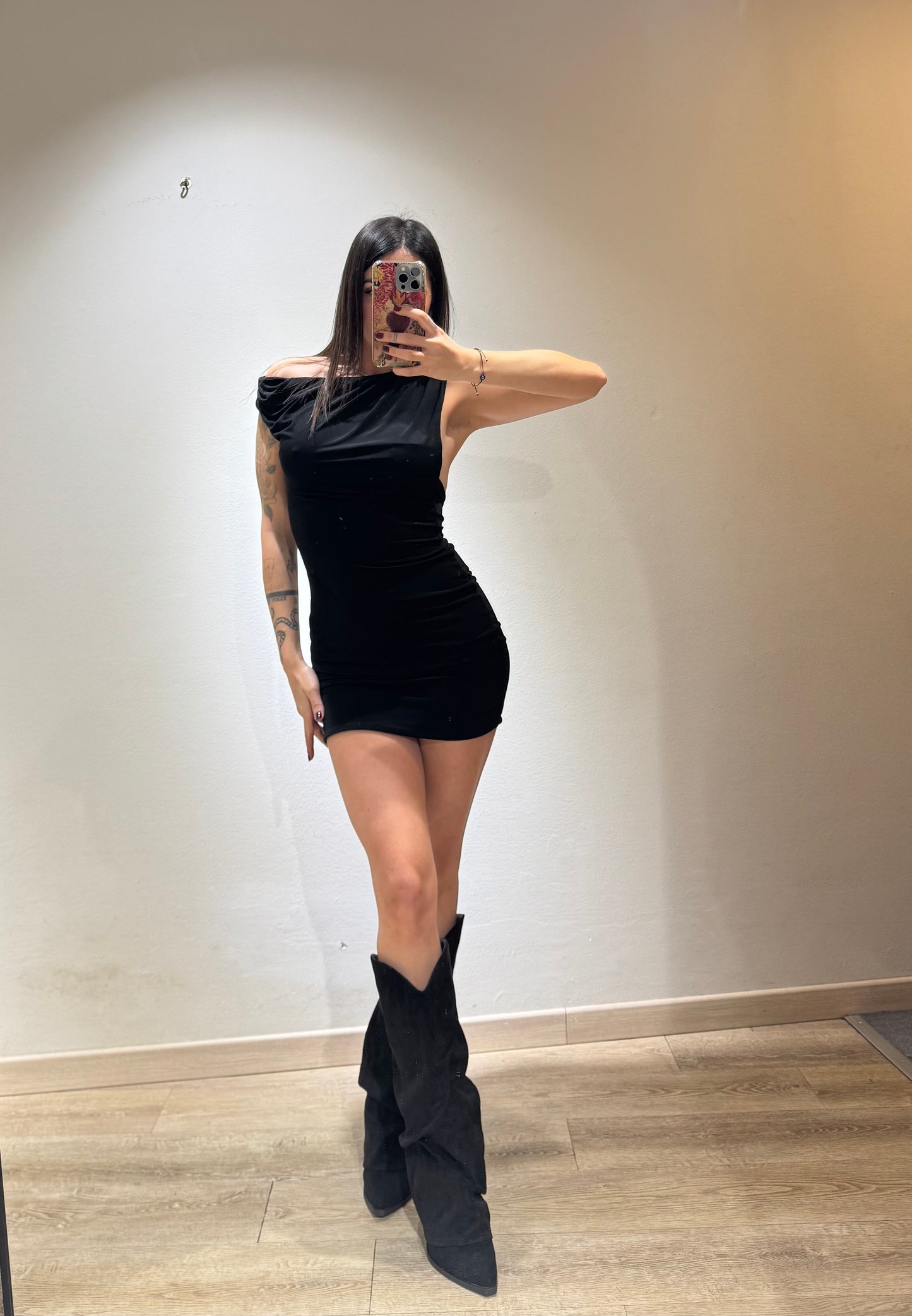 MINI DRESS ASIMMETRICO