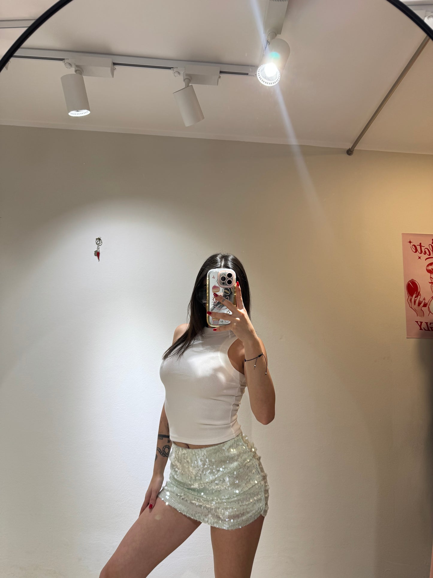 MINI SKIRT PAILLETTES
