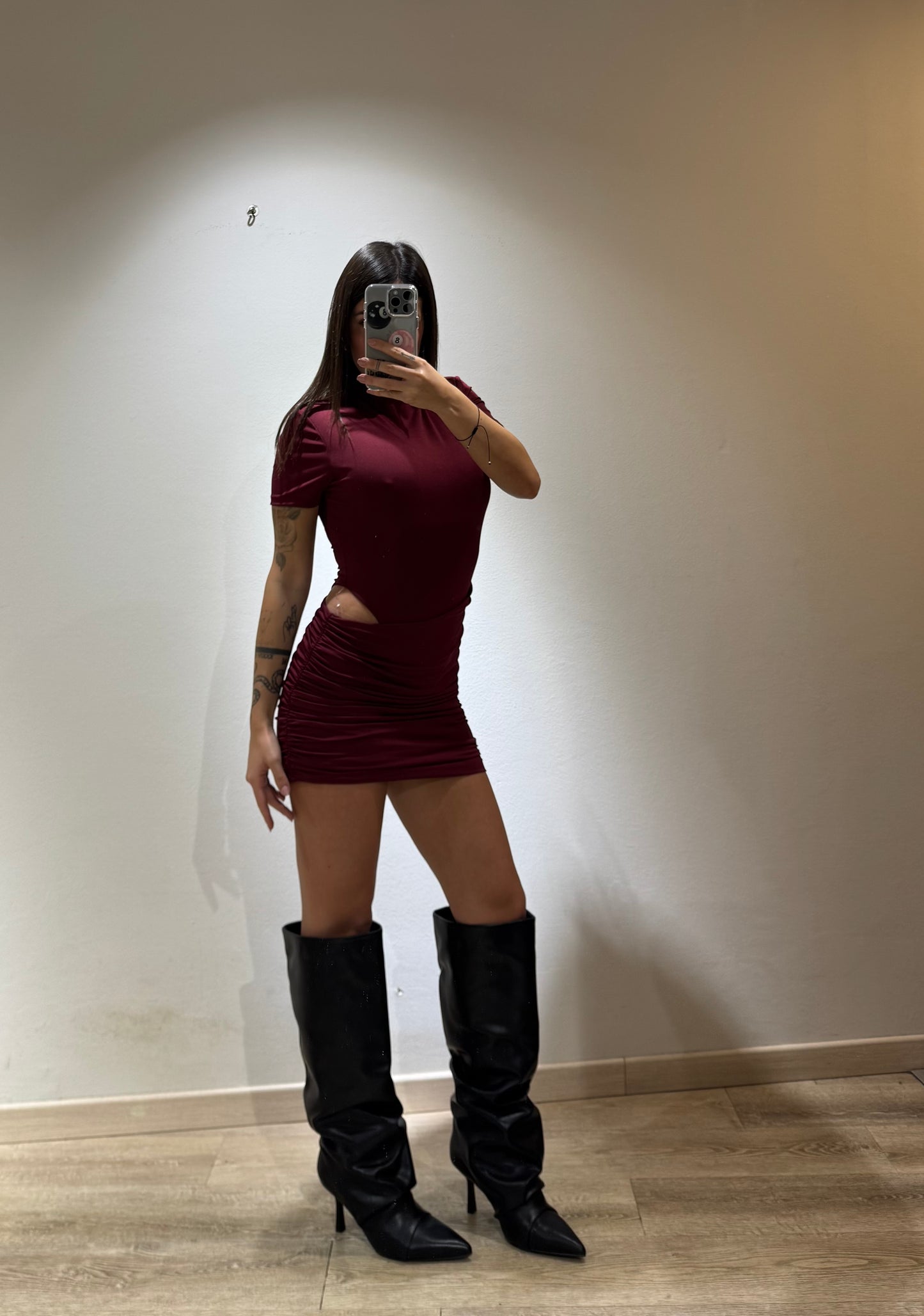 MINI DRESS NICOLE MANICA CORTA