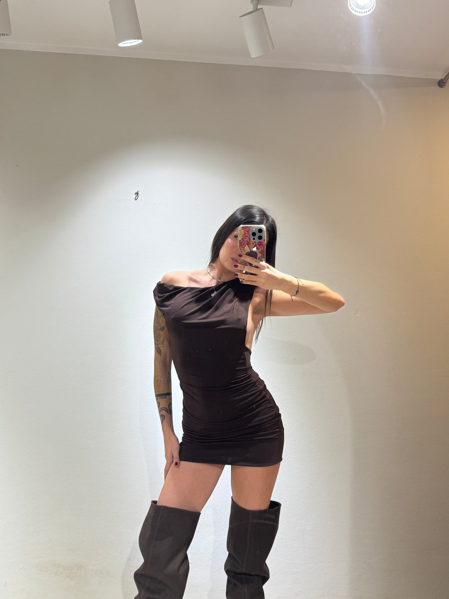 MINI DRESS ASIMMETRICO