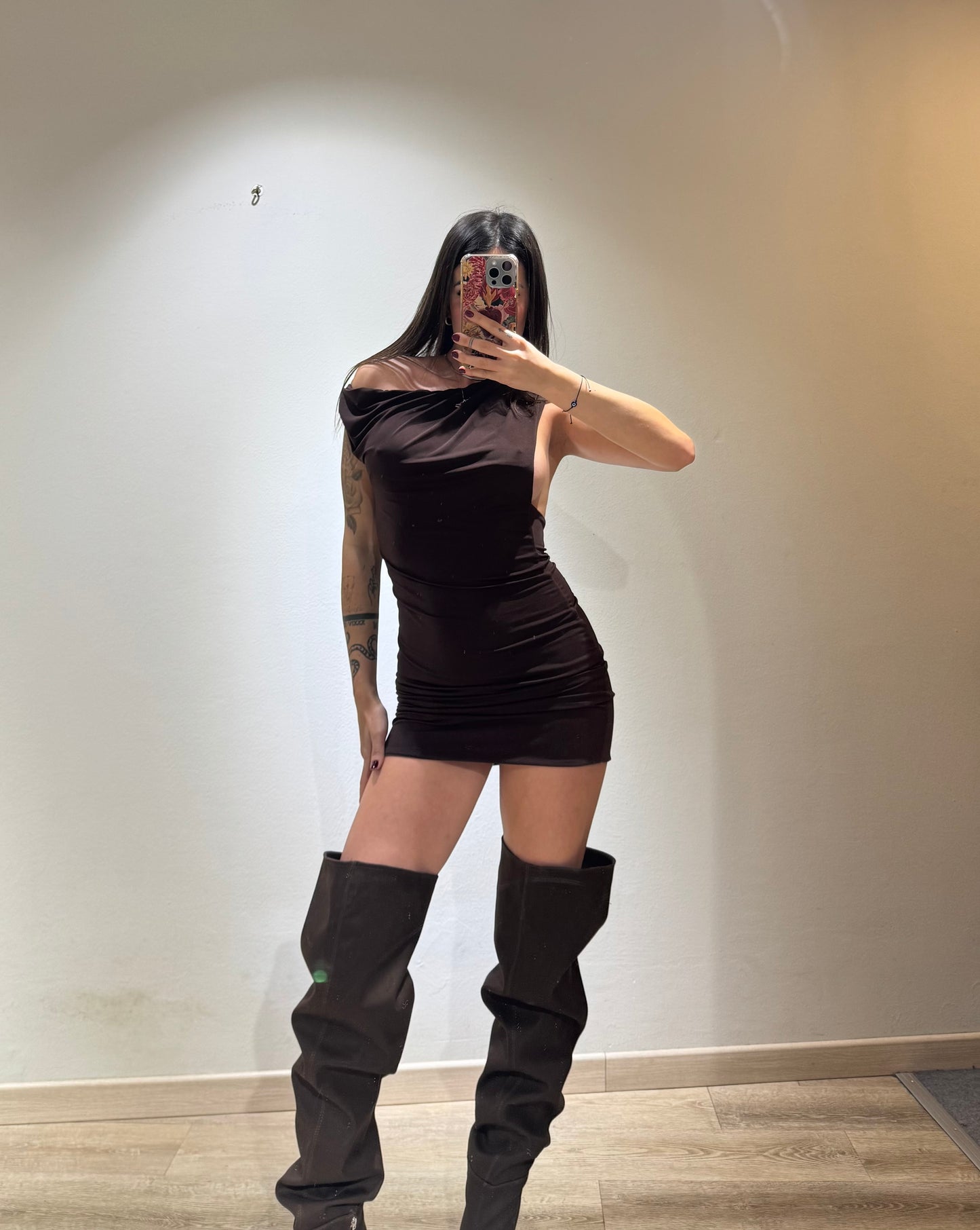 MINI DRESS ASIMMETRICO