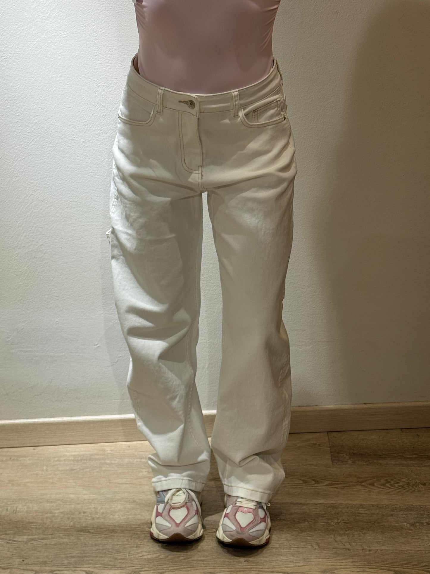 DENIM BALOON WHITE