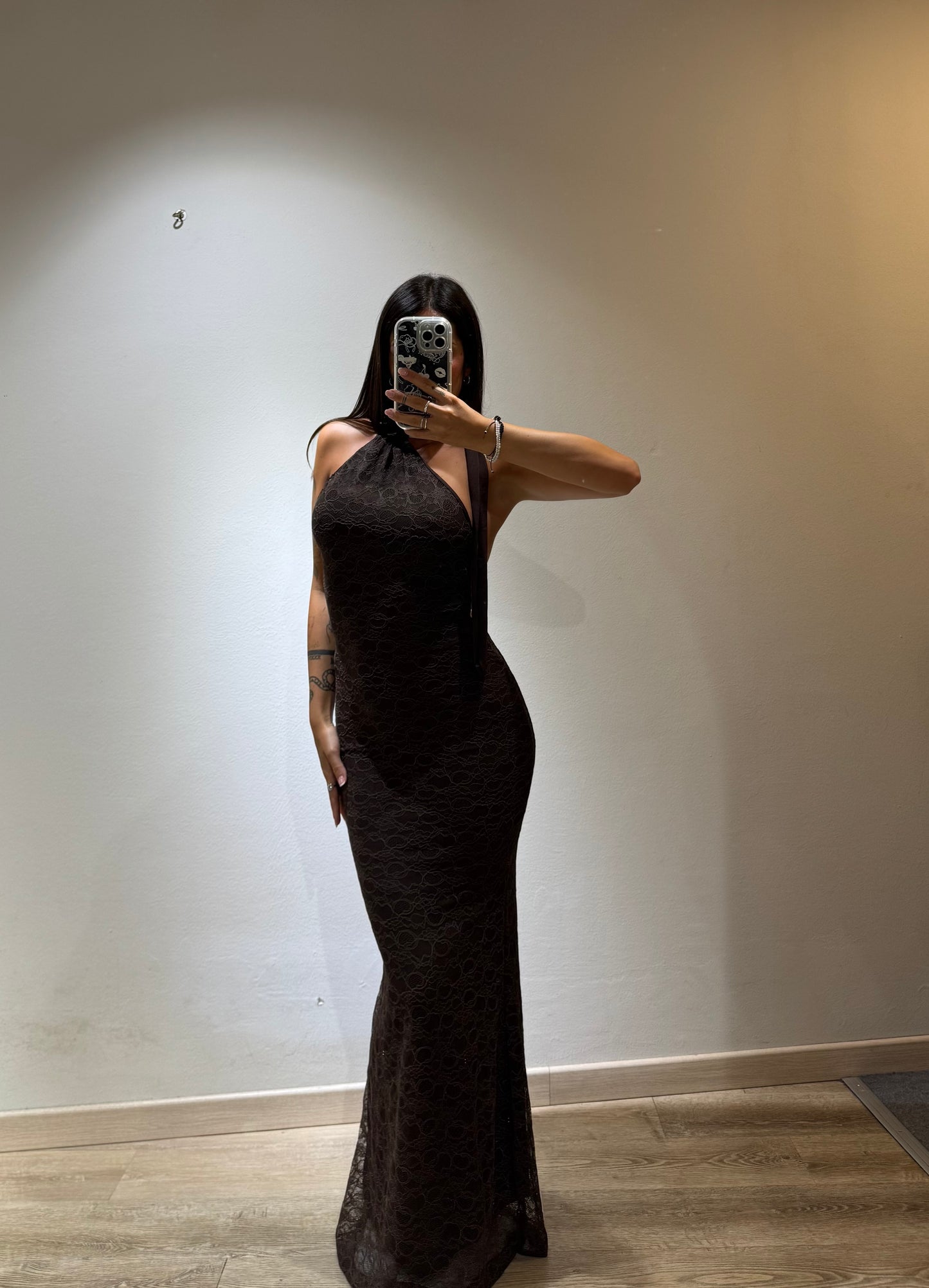 LONG DRESS MACRAME