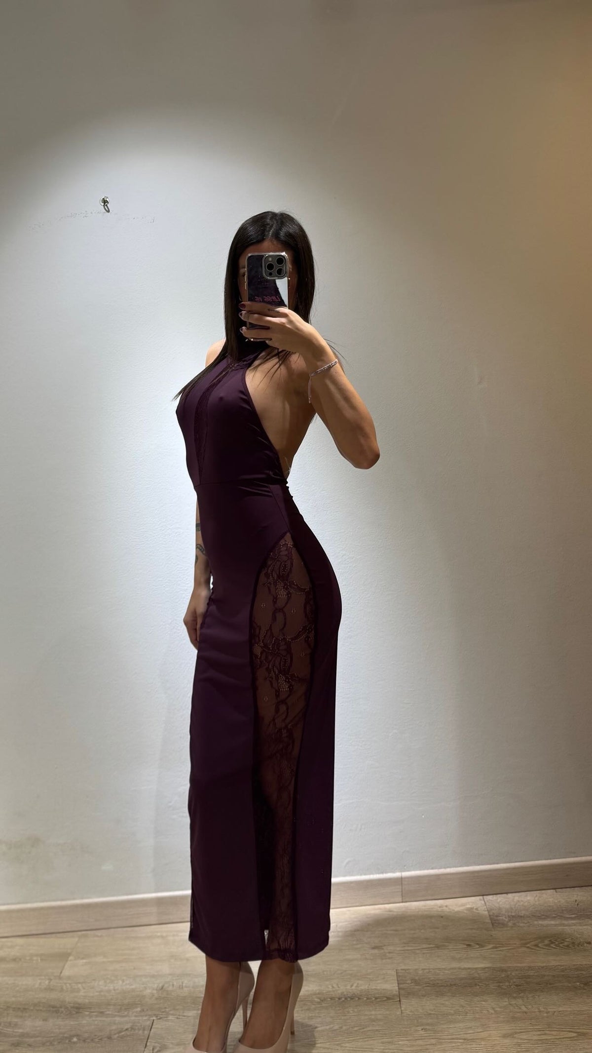 LONG DRESS NICOLE PIZZO
