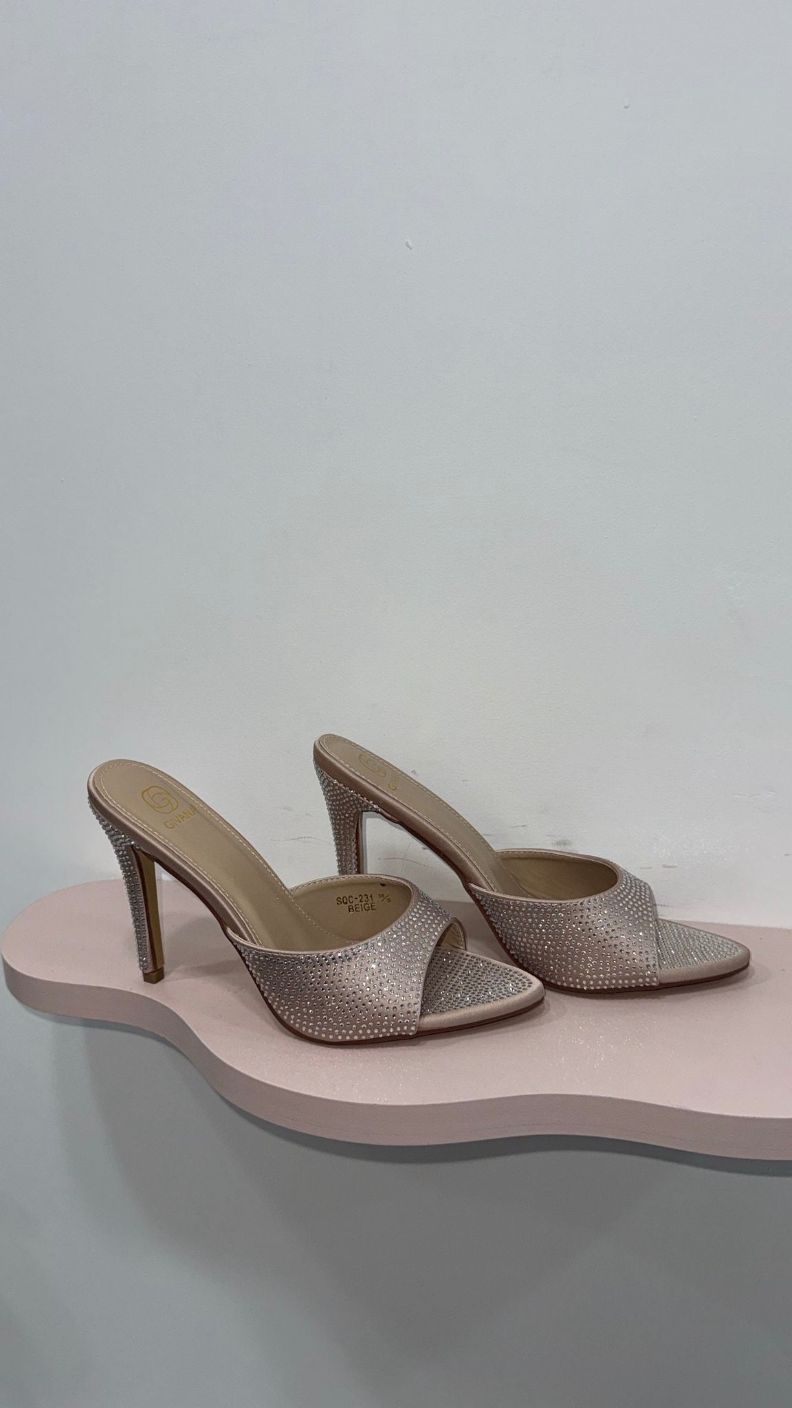 DECOLETTE GLITTER NUDE