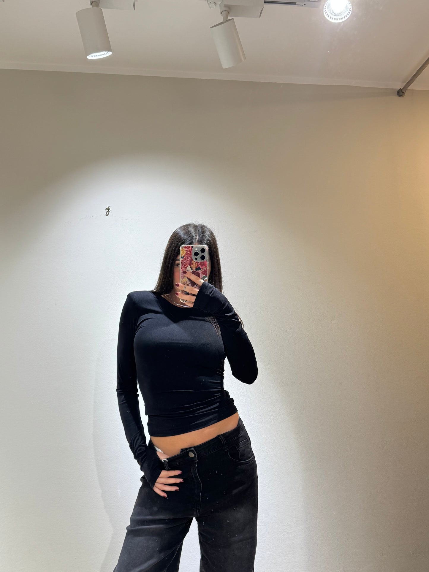 CROP TOP KIM SPALLINE