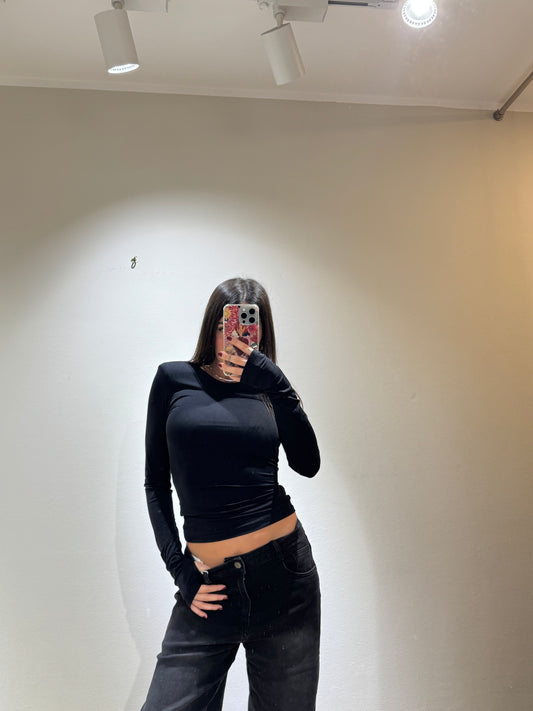 CROP TOP KIM SPALLINE