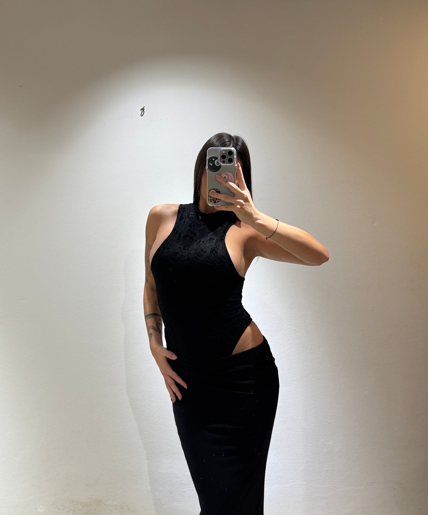 LONG DRESS NICOLE MACRAME