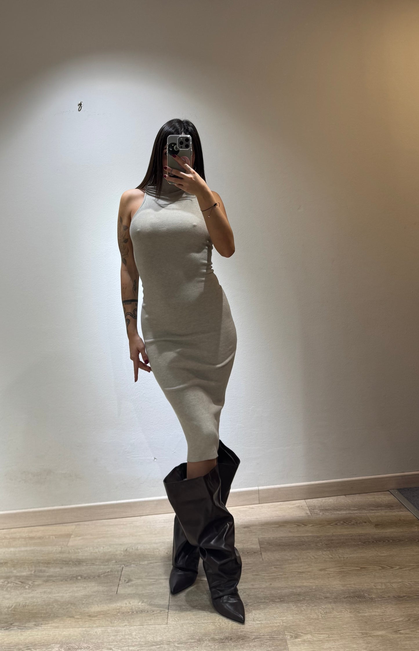 MIDI DRESS VISCOSA