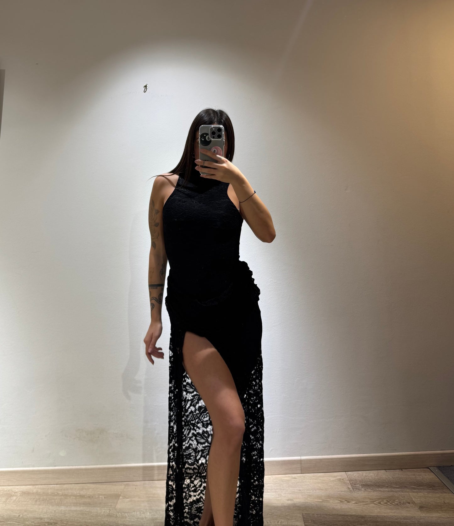 LONG DRESS LOLA MACRAME