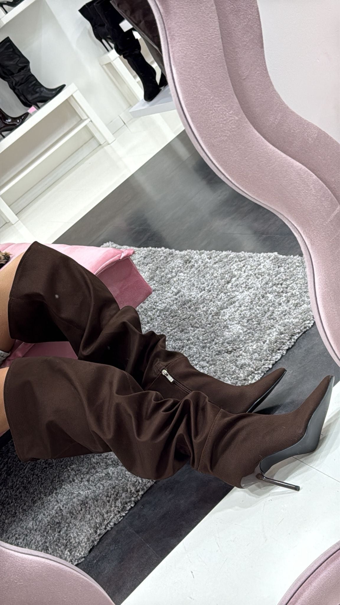 SUPER BOOTS DENIM CHOCO