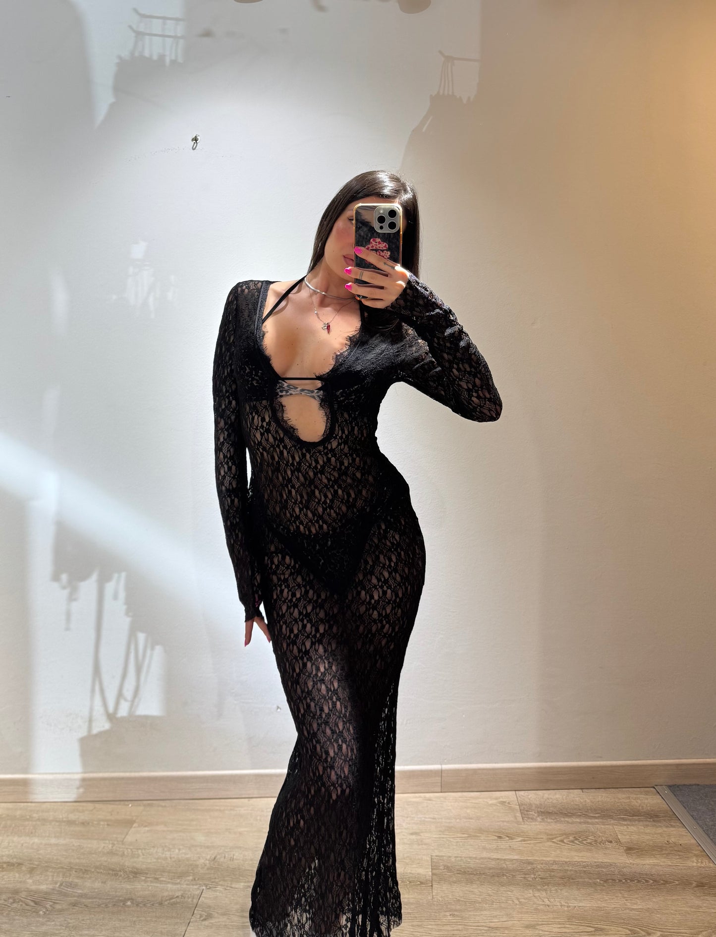 COPRICOSTUME DRESS MACRAME