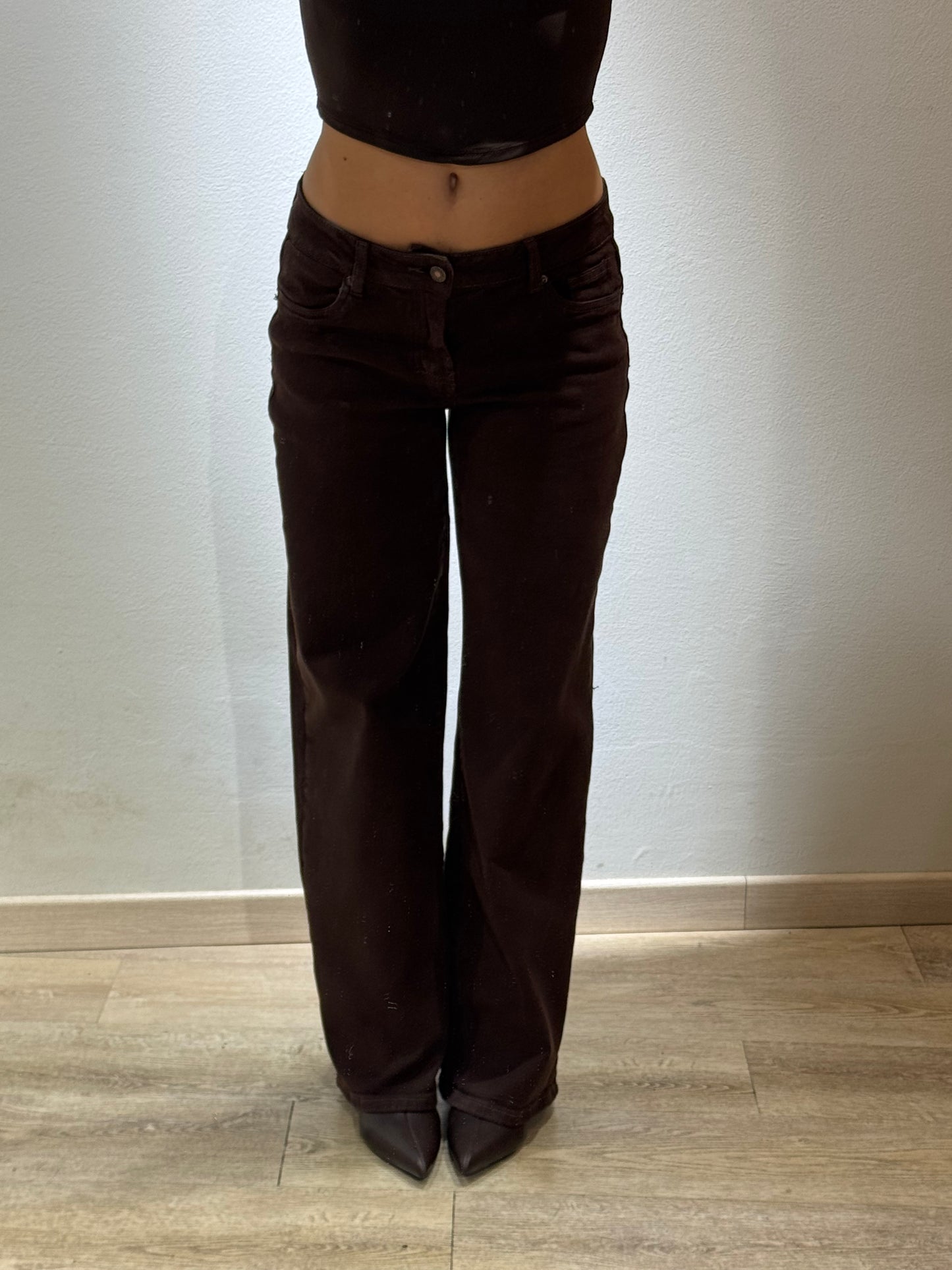 DENIM SUPER VITA BASSA BROWN