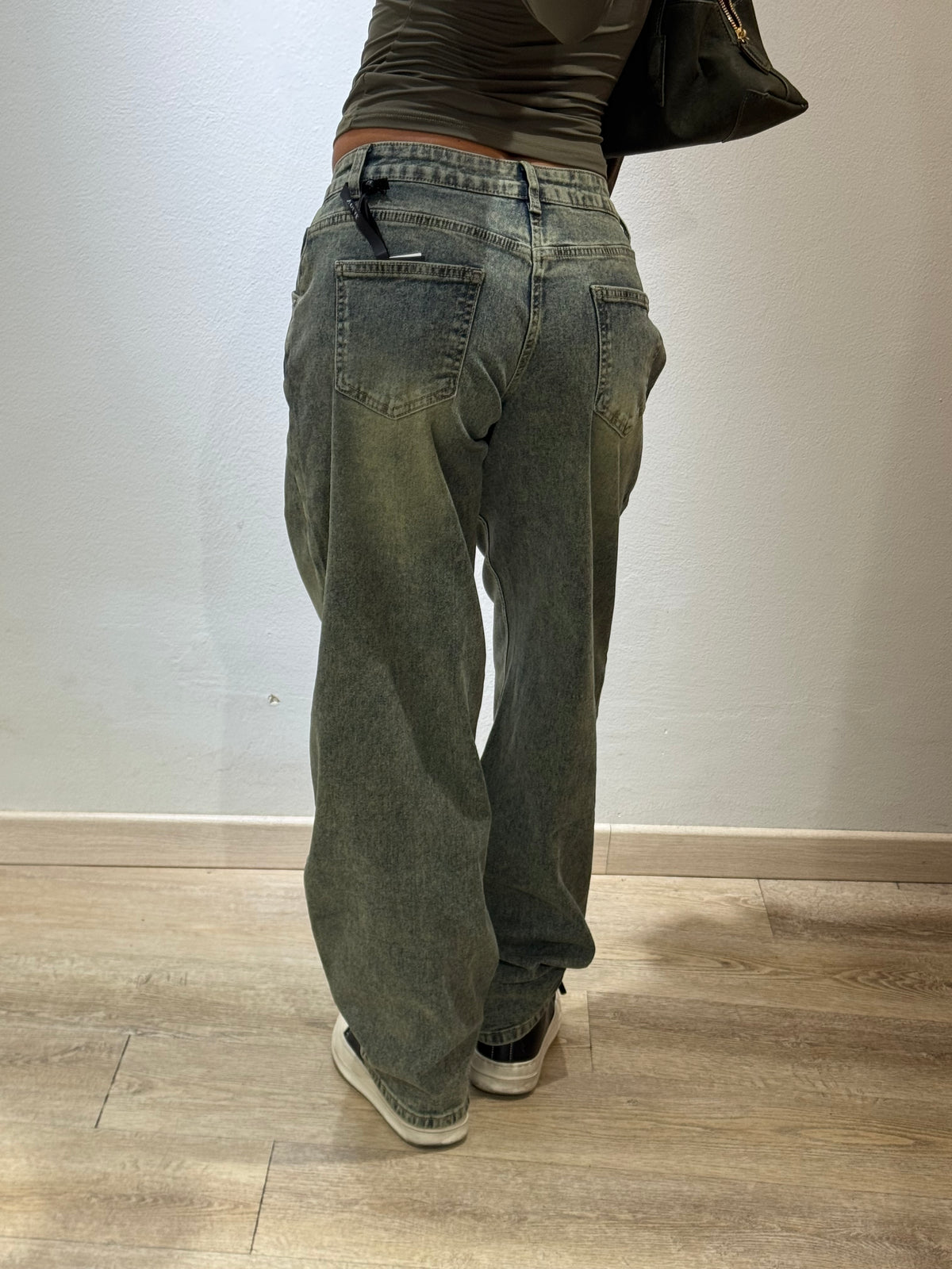 DENIM BALOON VITA BASSA SABBIATO