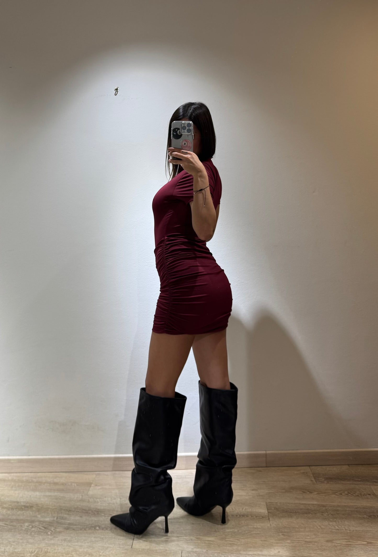 MINI DRESS NICOLE MANICA CORTA