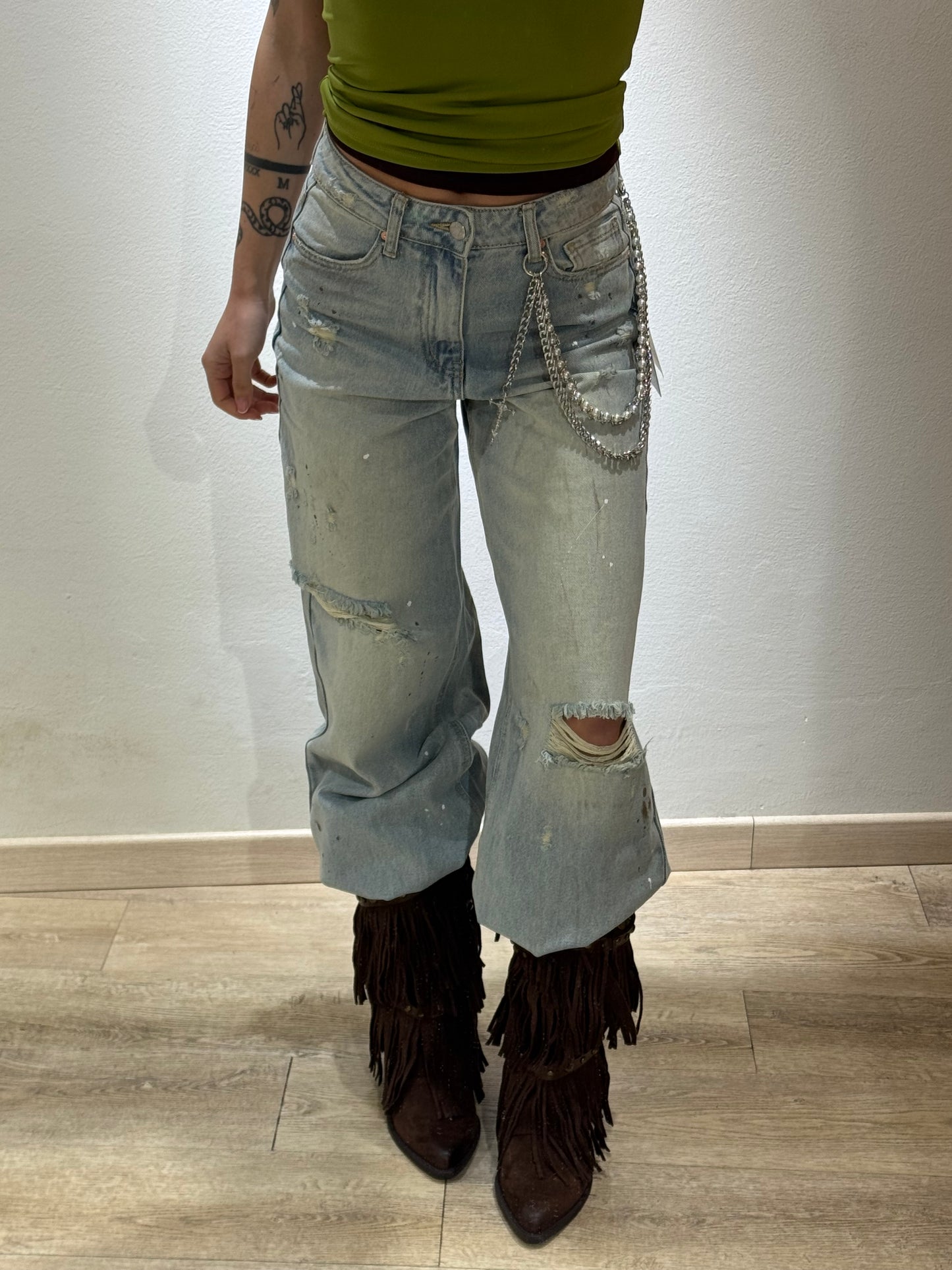 DENIM CATENA STRAPPI