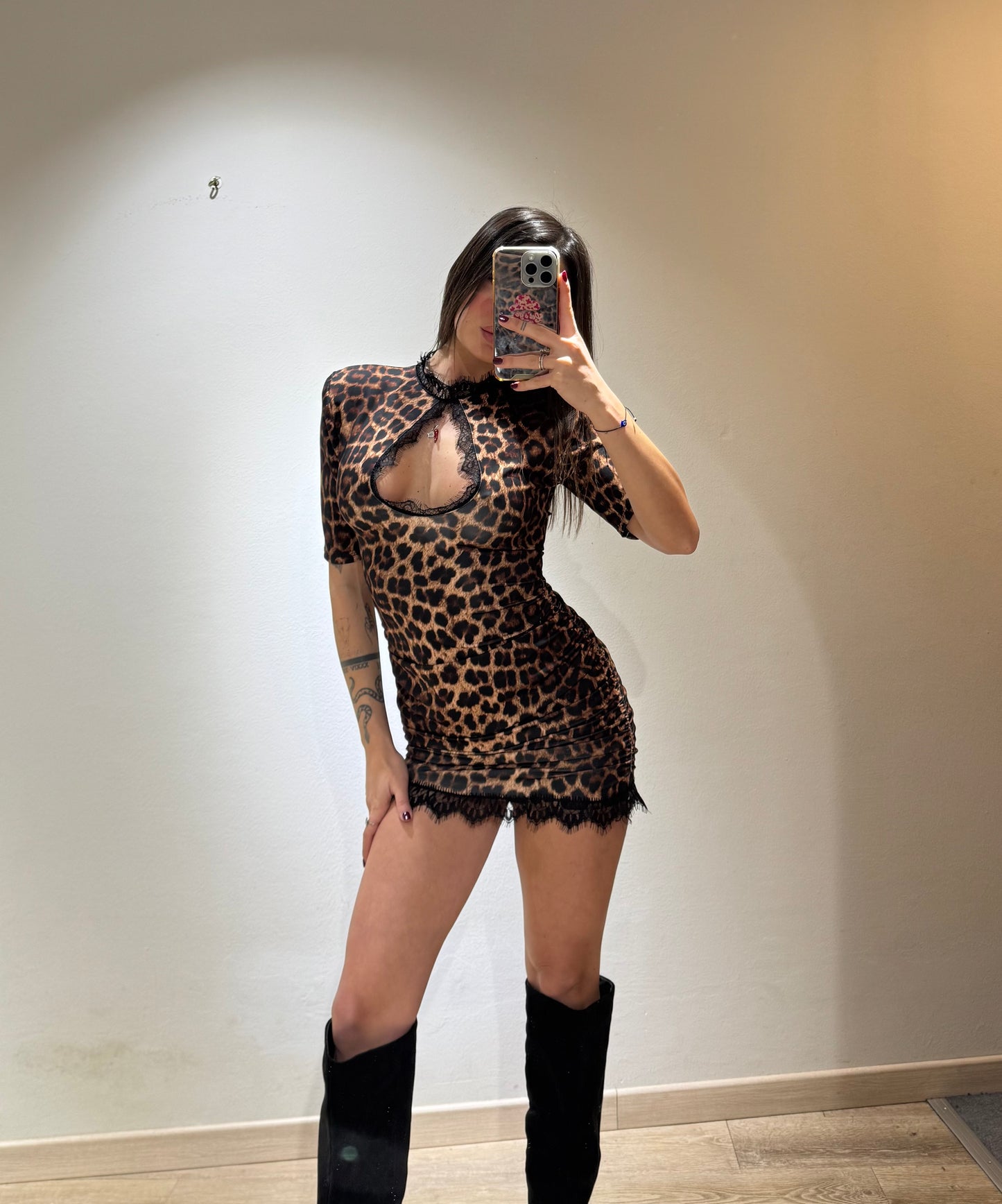MINI DRESS PIZZO LEO