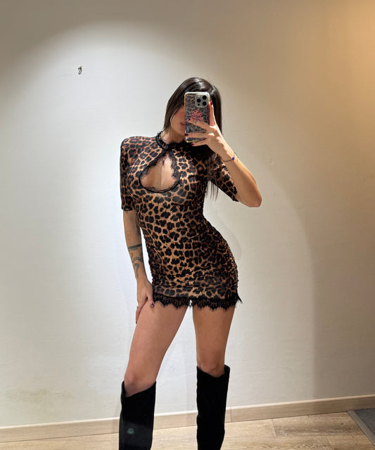 MINI DRESS PIZZO LEO