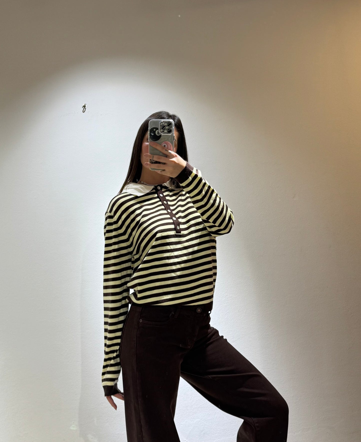 PULL OVER VISCOSA RIGHE