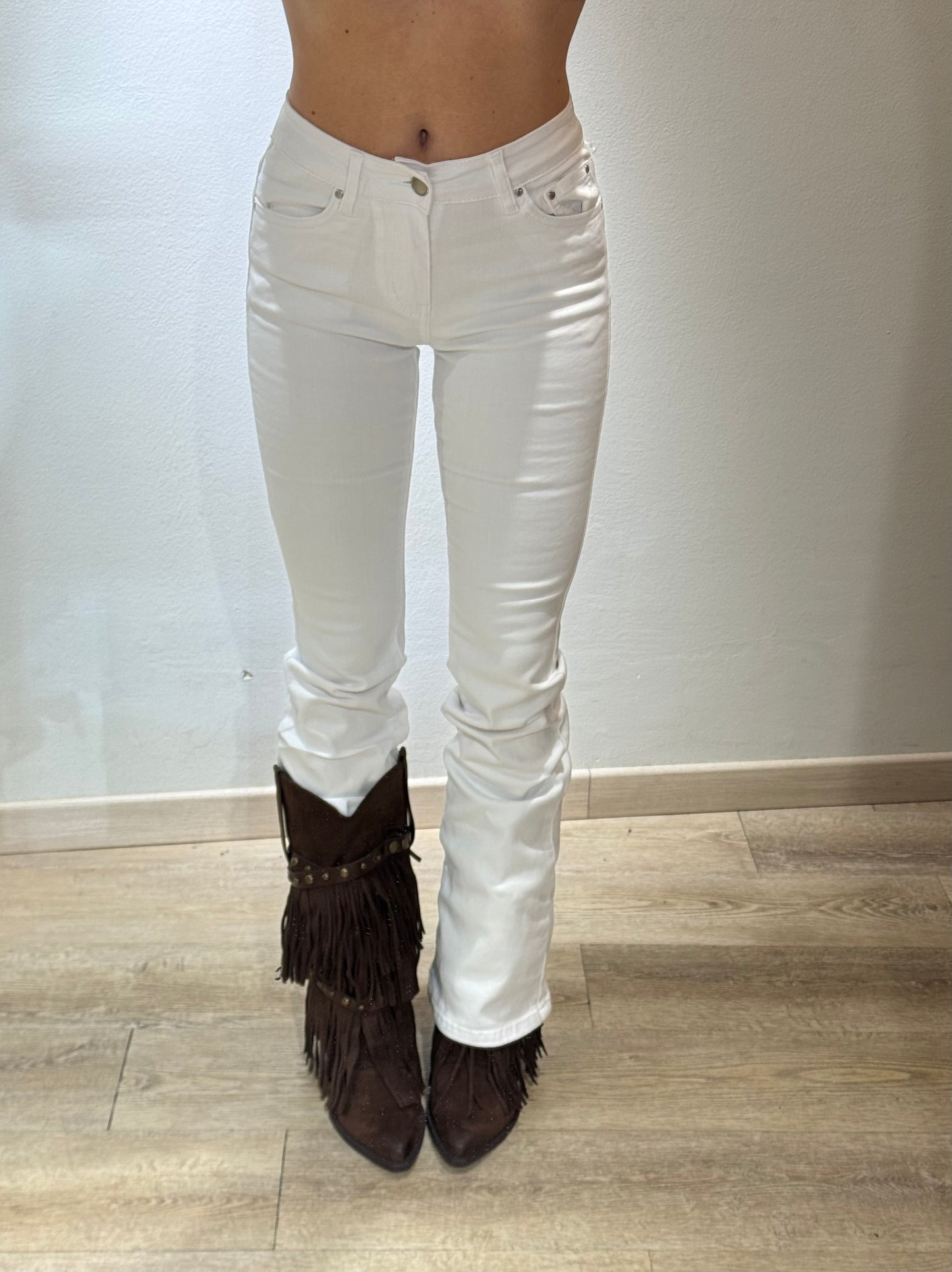 DENIM WHITE WIDE LEG