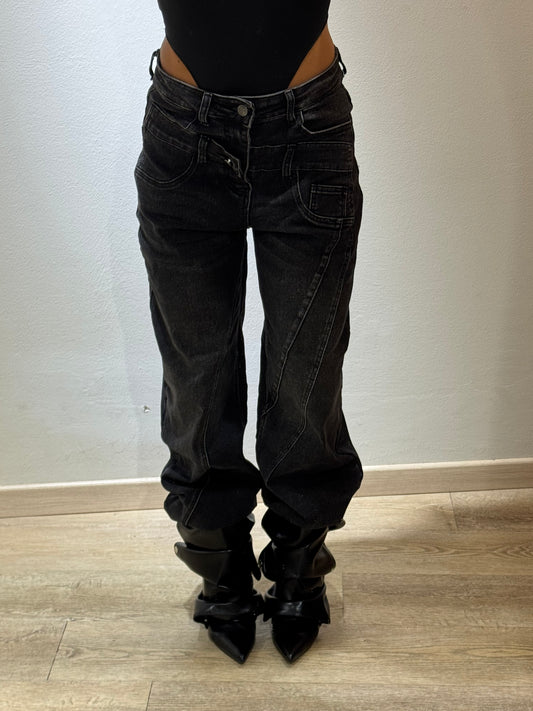 DENIM DOUBLE BLACK