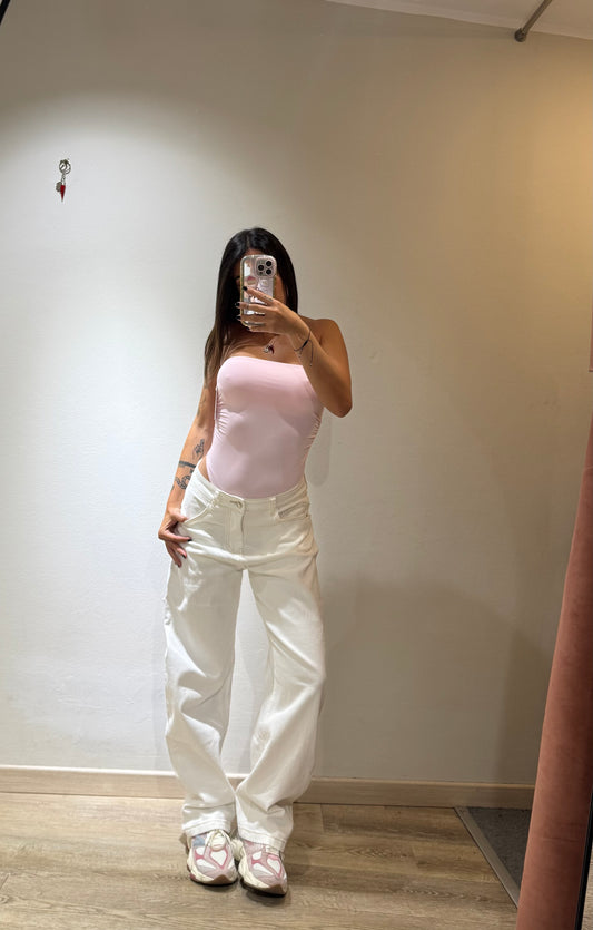 DENIM BALOON WHITE