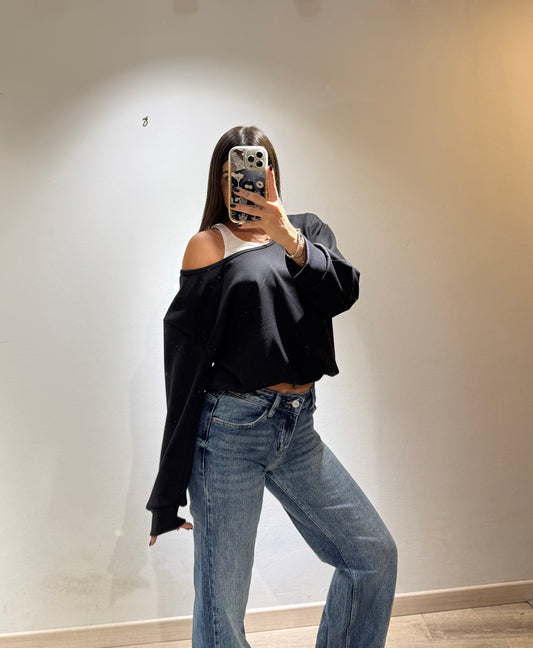 HOODIE CANOTTA CROP