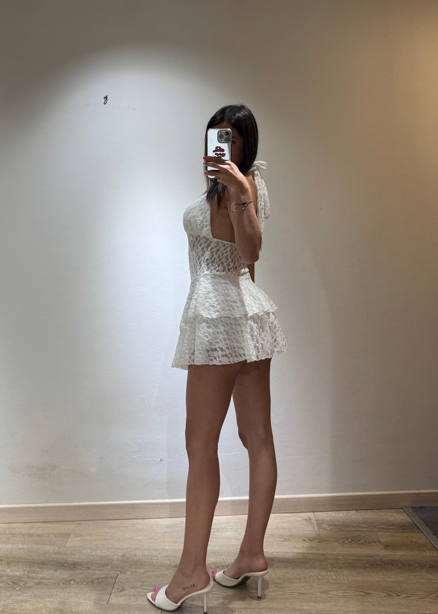 MINI DRESS EVA MACRAME