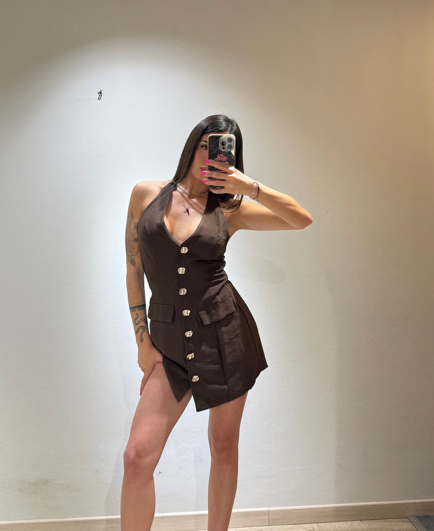MINI JUMPSUIT LINO ELEGANCE GOLD