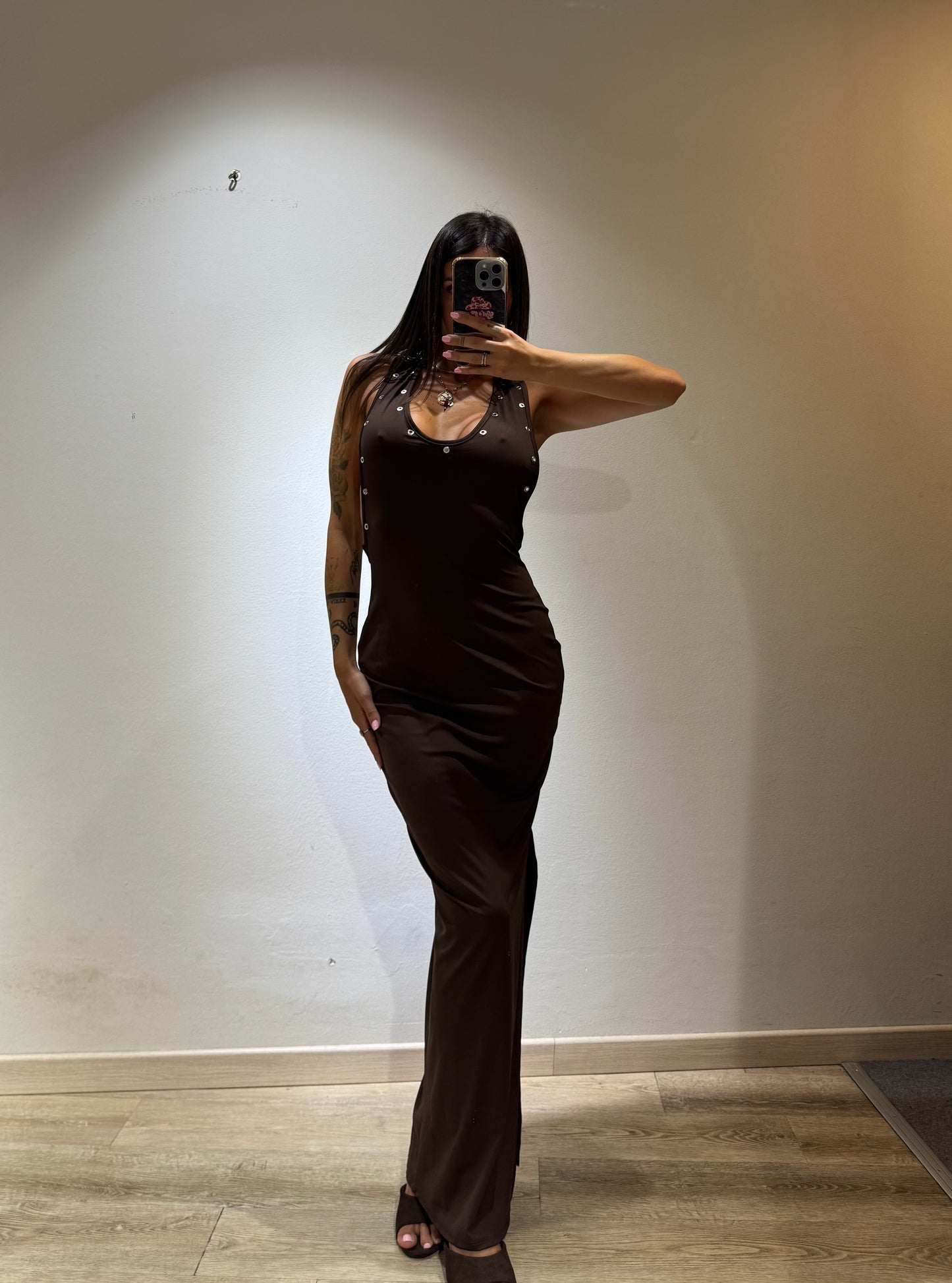 LONG DRESS BORCHIE