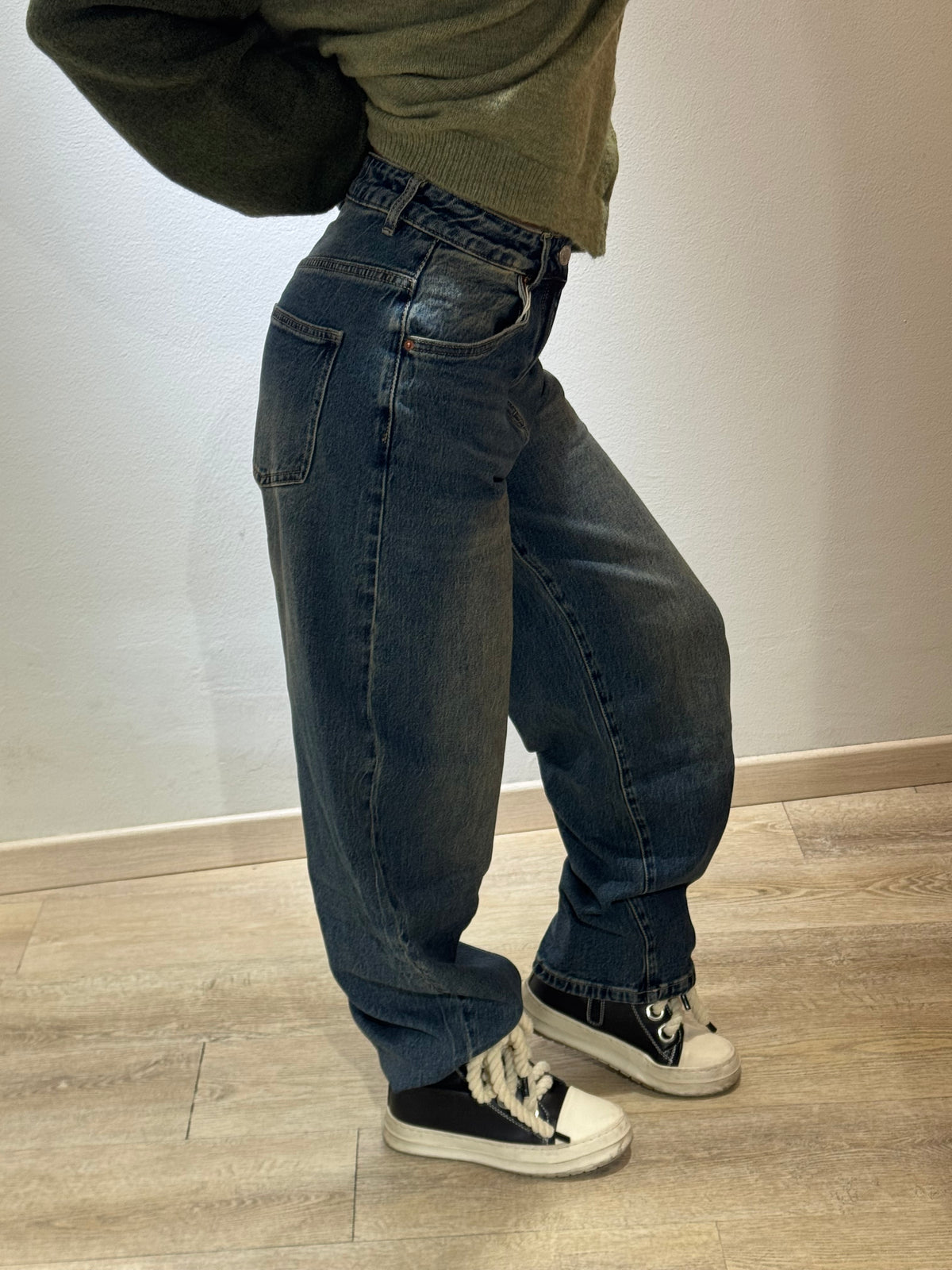 DENIM BALOON VINTAGE WASH