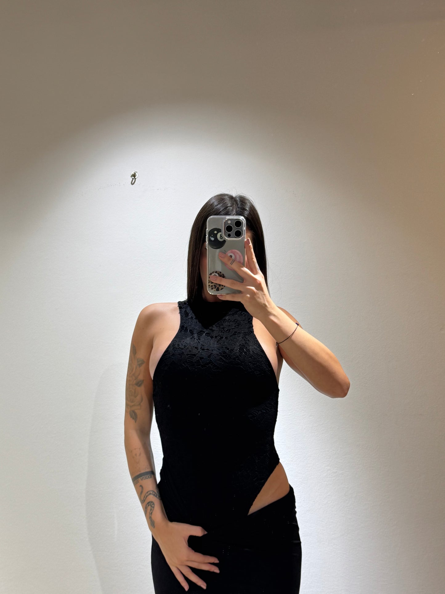 LONG DRESS NICOLE MACRAME