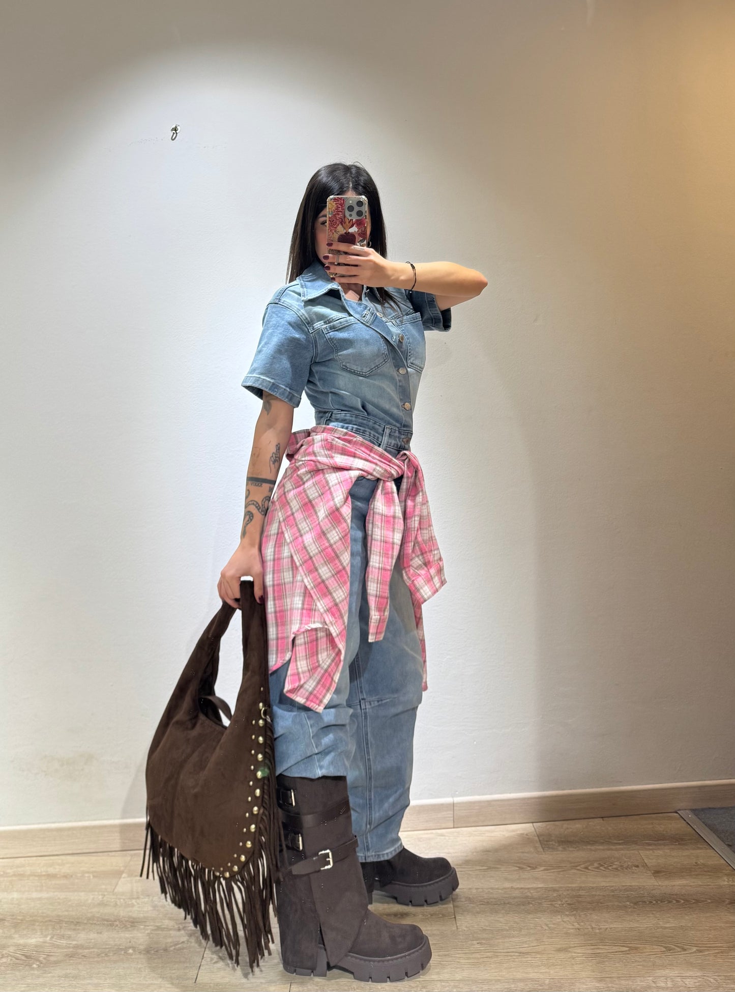 JUMPSUIT DENIM BALOON