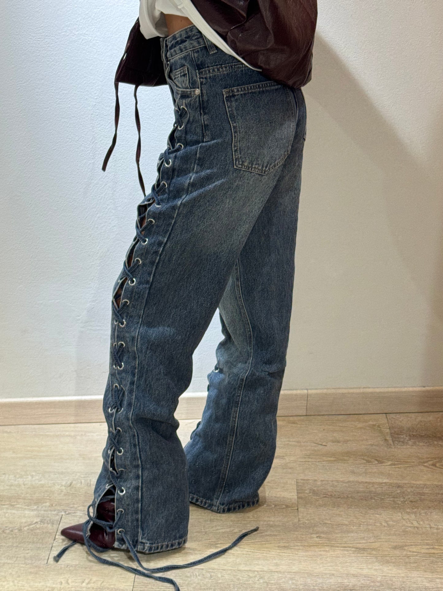 DENIM LACE